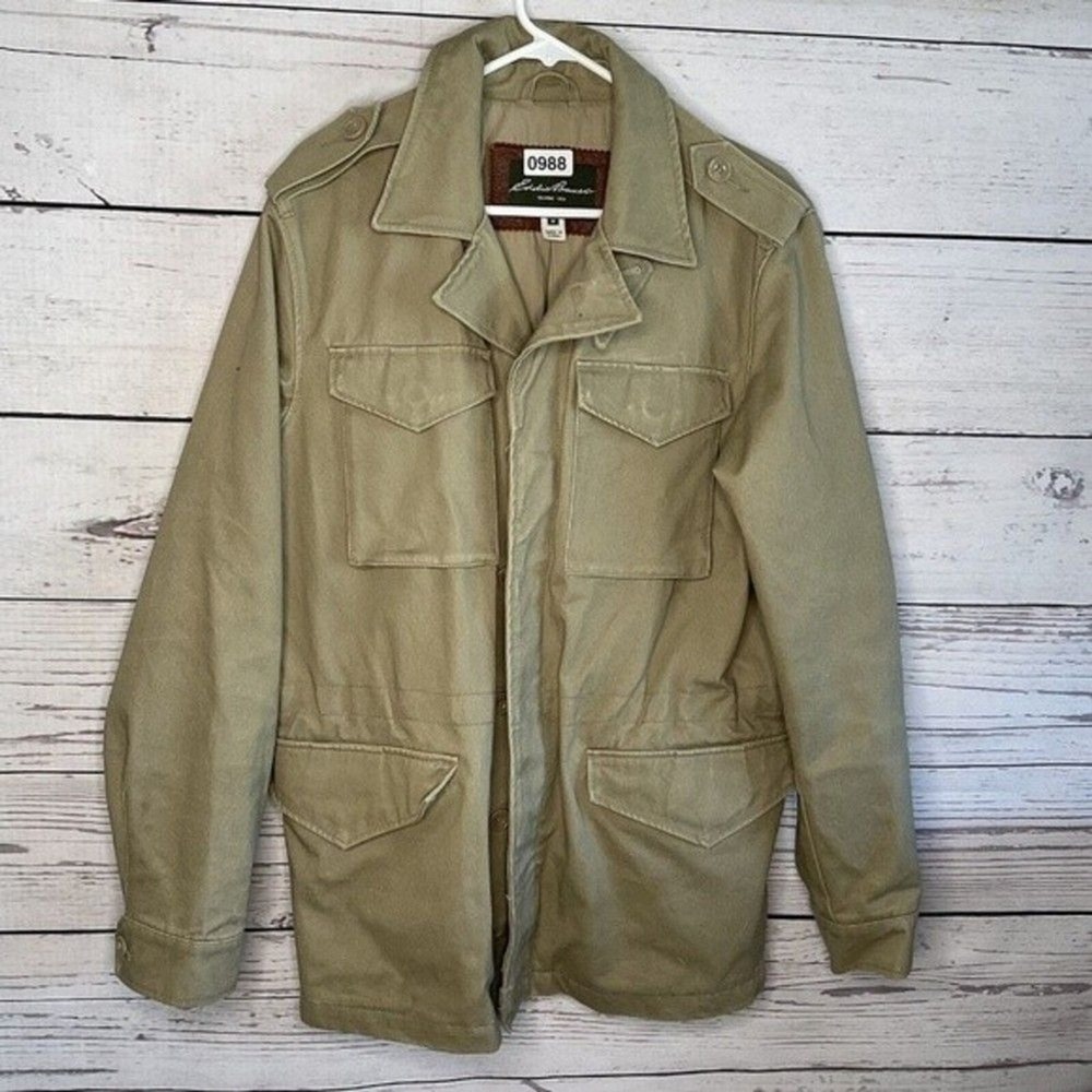 VTG Eddie Bauer Explorer Canvas Coat Expedition/Military Jacket Men M China